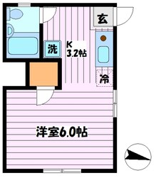 ドミール２０４の物件間取画像